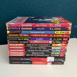 Old Goosebumps Books x13 Hardcover Paperback